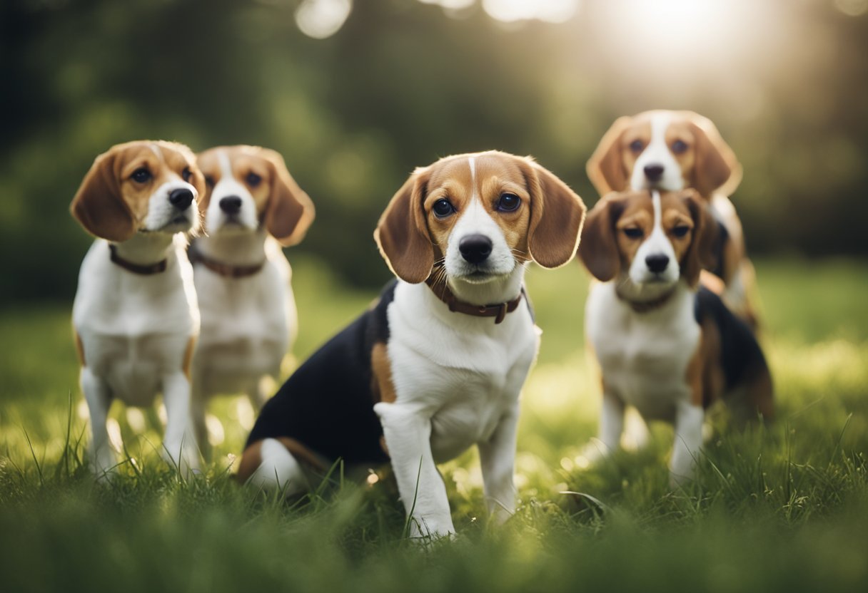 When do beagles become adults